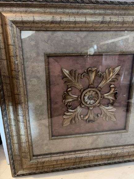 22” x 22” FRAMED WALL ART