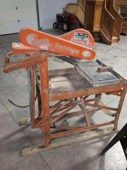 Clipper masonry/block saw - no motor, as is