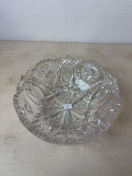 Millersburg Glass - Ohio Star large round bowl