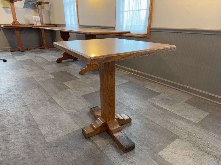2’ Wood Dining Table