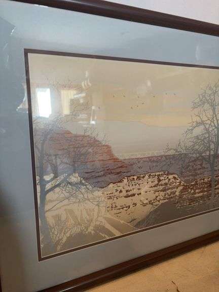 SIGNED CANYON PRINT 20” x 31”