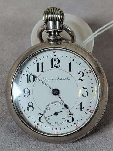 Hampden Watch Co. Pocket Watch - North American railway  21 Jewels- serial number 15 60512
