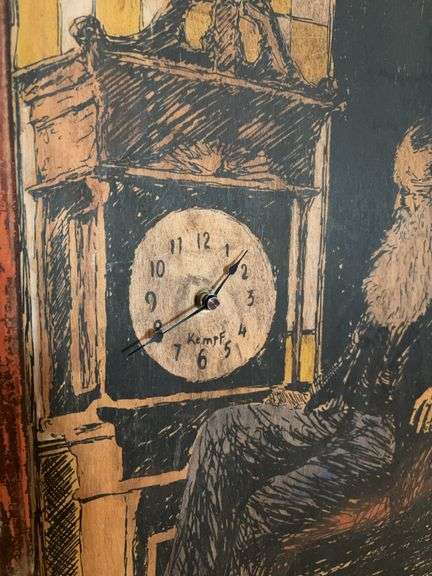 ORIGINAL WOODY KEMPF CLOCK CLOCK