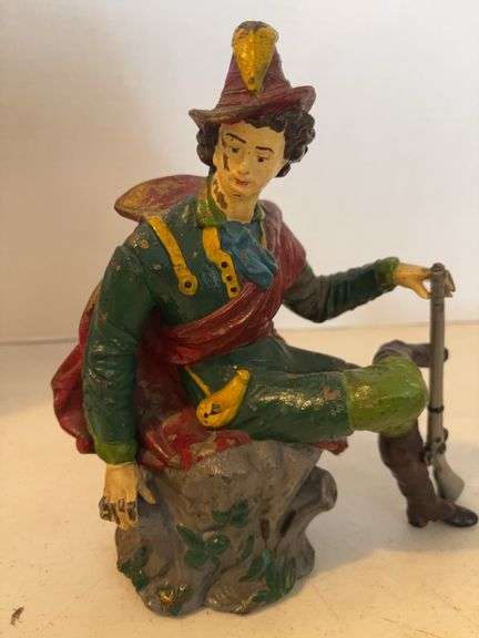 9.5” METAL MAN STATUE