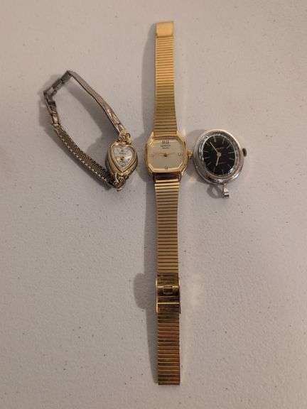 (3) Geneva watches of different styles - see photos for condition