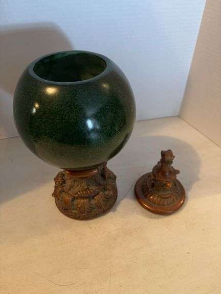 16” JAR GREEN WITH LID