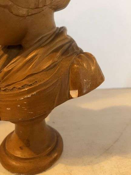 12” LADY HEAD FIGURINE