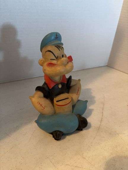 1955 POPEYE COIN BANK 8”