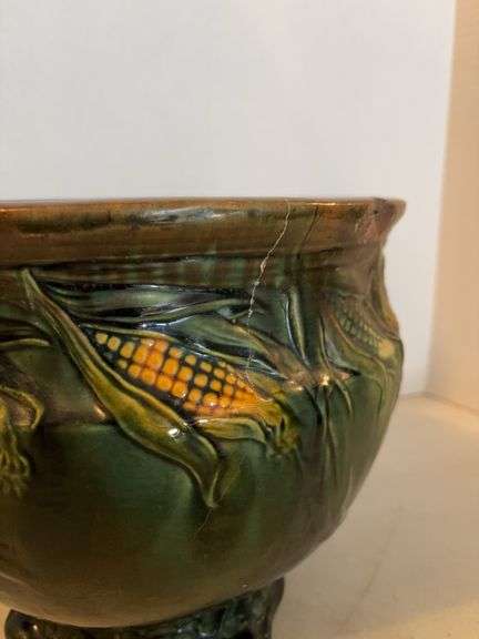 10” WELLER CORN CERAMIC BOWL