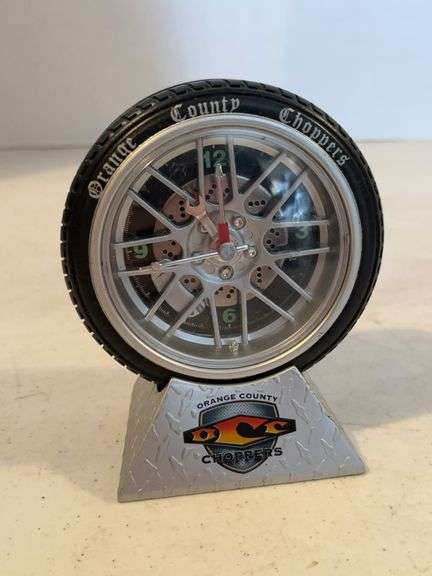 ORANGE COUNTY CHOPPERS TIRE CLOCK 5”