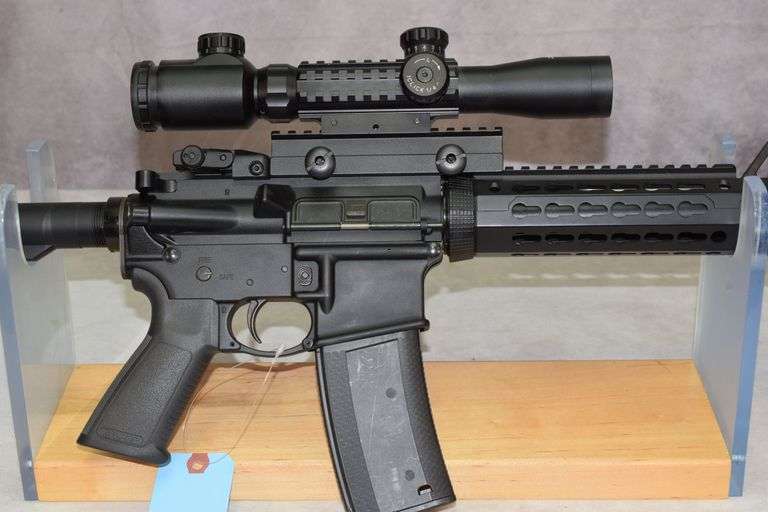 Ruger Mod AR-556 Cal 5.56 Protec 3-9x Scope - Kaufman Realty & Auctions