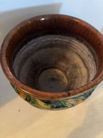 10” WELLER CORN CERAMIC BOWL
