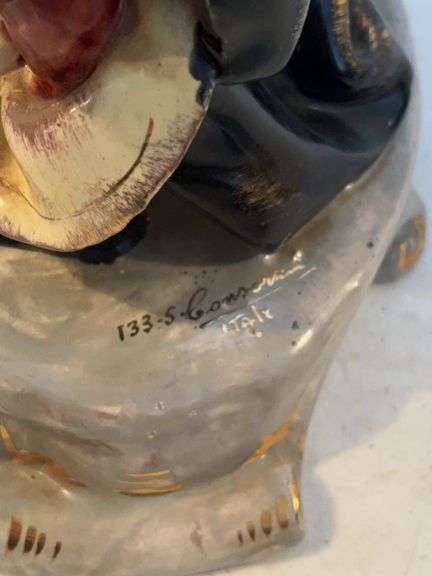 ITALIAN RED-WARE CONSORTIAM PIRATE STATUE 14”