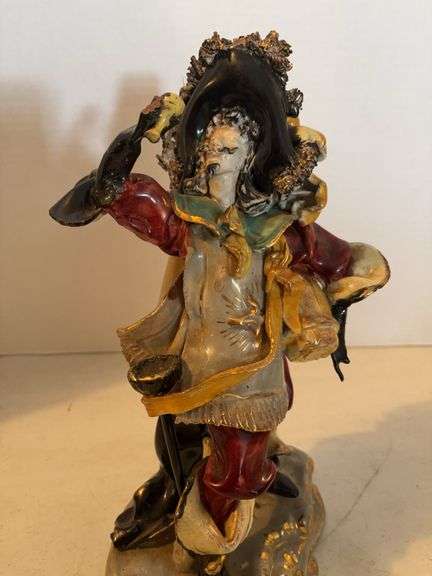 ITALIAN RED-WARE CONSORTIAM PIRATE STATUE 14”