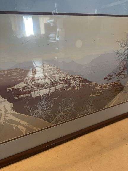 31” x 20” FRAMED CANYON PRINT