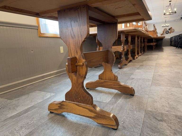 4’ Wood Dining Table