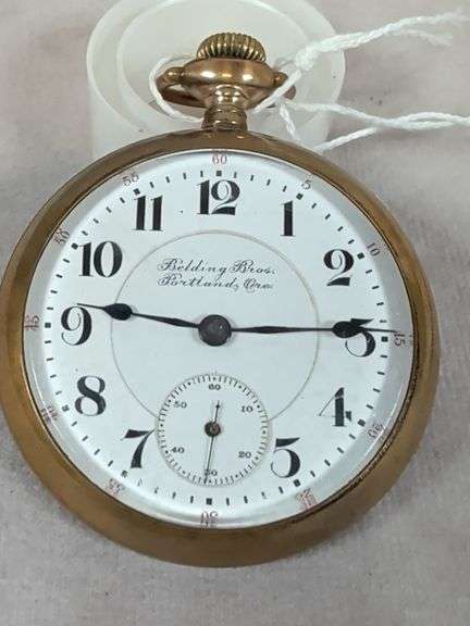 Belding Bros. Portland Oregon Pocket watch - Dueber Grand Canton, Ohio - 17 Jewels - serial number 1
