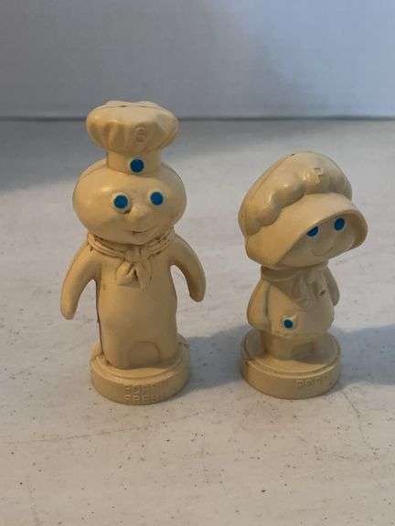 POPPIN FRESH POPPIE SALT AND PEPER SHAKERS