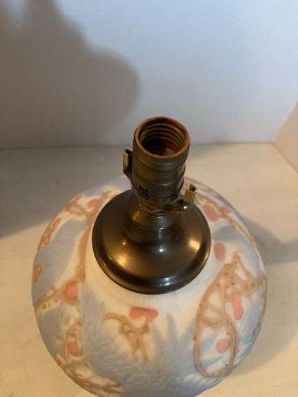 PHENIX CONSOLIDATED GLASS COCKATOO DESIGN LAMP