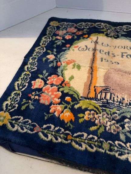 1939 WORLDS FAIR NEW YORK THROW PILLOW COVER