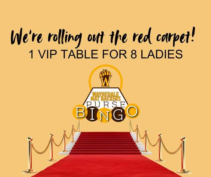 Waynedale Mat Backers Table Auction