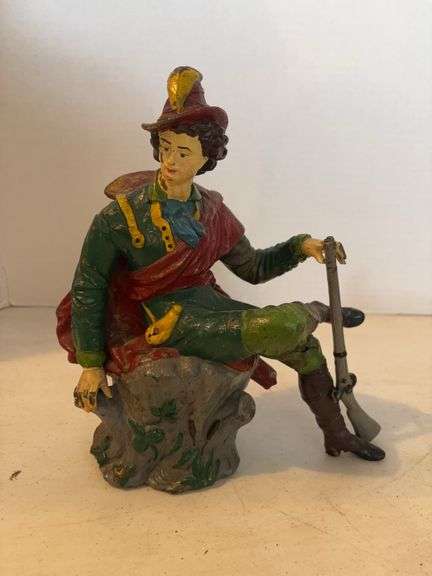 9.5” METAL MAN STATUE