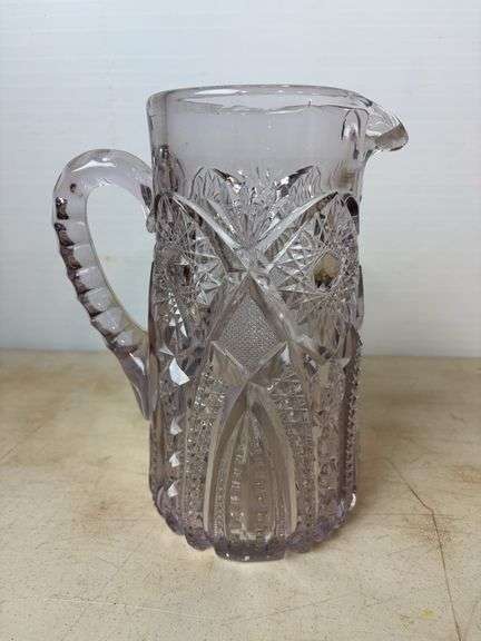 Millersburg Glass Venetian tankard water pitcher