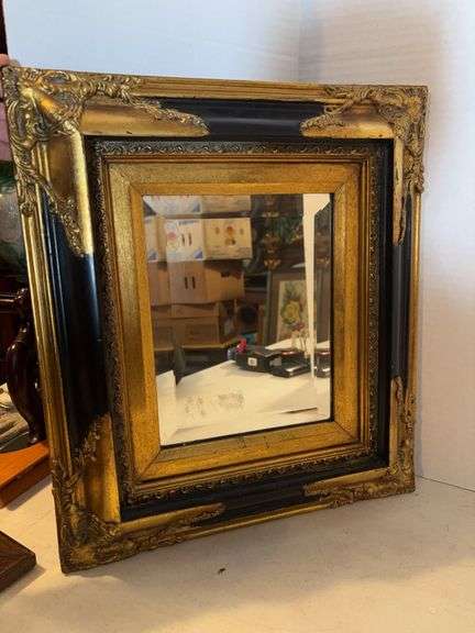 15” x 17” FRAMED BEVEL MIRROR