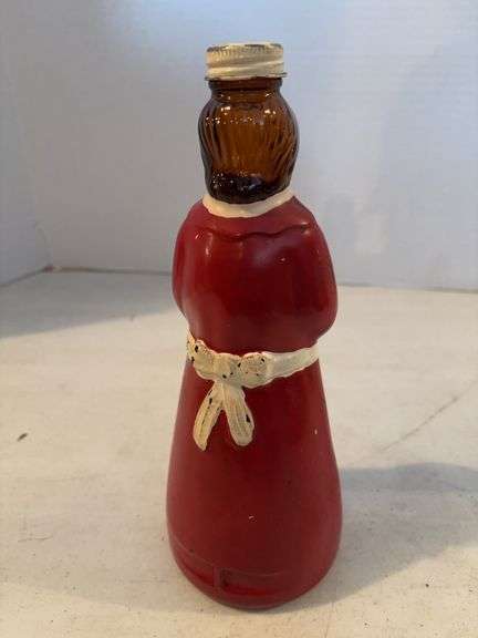 BLACK AMERICANO GLASS BOTTLE 10”