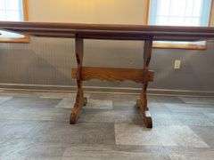 6’ Wood Dining Table