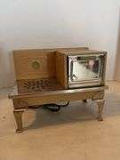 KOKOMO LITTLE LADY ANTIQUE TOY ELECTRIC STOVE WITH OVEN 10” x 8”