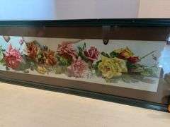 ANTIQUE YARD OF ROSES PRINT