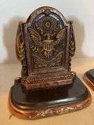 EAGLE METAL BOOK ENDS