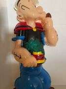 1992 16” POPEYE THE SAILOR MAN LIGHT UP GLOBE STAND