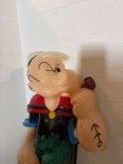 1992 16” POPEYE THE SAILOR MAN LIGHT UP GLOBE STAND