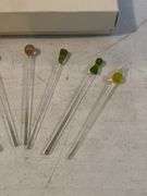 6 GLASS DRINK STIRRERS NEIMAN MARCUS