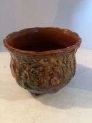 ANTIQUE 7” OWENS POTTERY DRAGON DESIGN