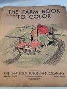 1934 FARM COLOR BOOK