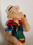 1992 16” POPEYE THE SAILOR MAN LIGHT UP GLOBE STAND