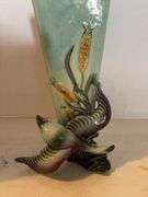 HULL POTTERY NUMBER 97 FLYING GOOSE BUD VASE 11”