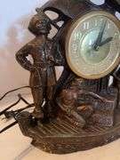 PIRATE SHIP ELECTRIC CLOCK