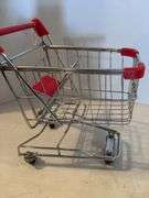 12” x 10” METAL TOY SHOPPING CART