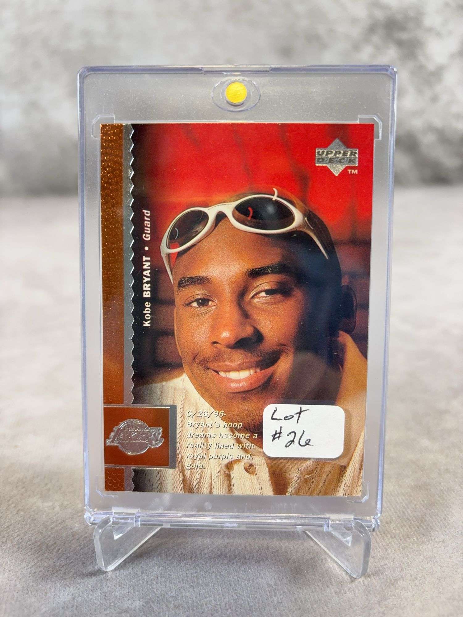 1996/97 Upper Deck Kobe Bryant Rookie Card NM clean rookie of the