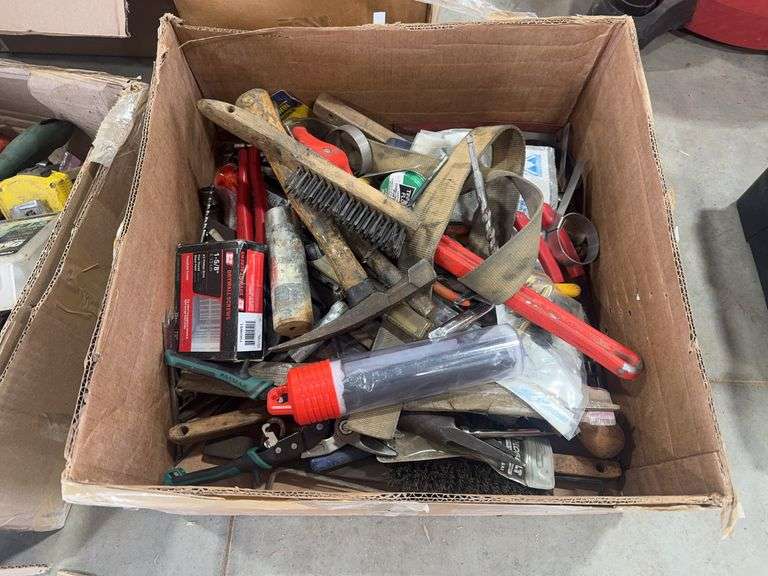 Brushes, Misc Tools in Box