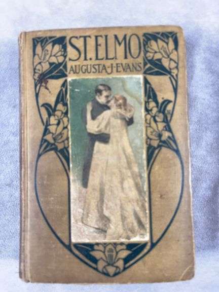 1866 dated book "St. Elmo" by Augusta J. Evans