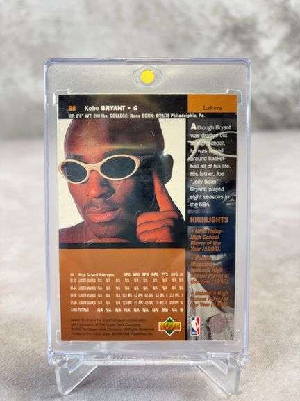 1996/97 Upper Deck Kobe Bryant Rookie Card NM clean rookie of the