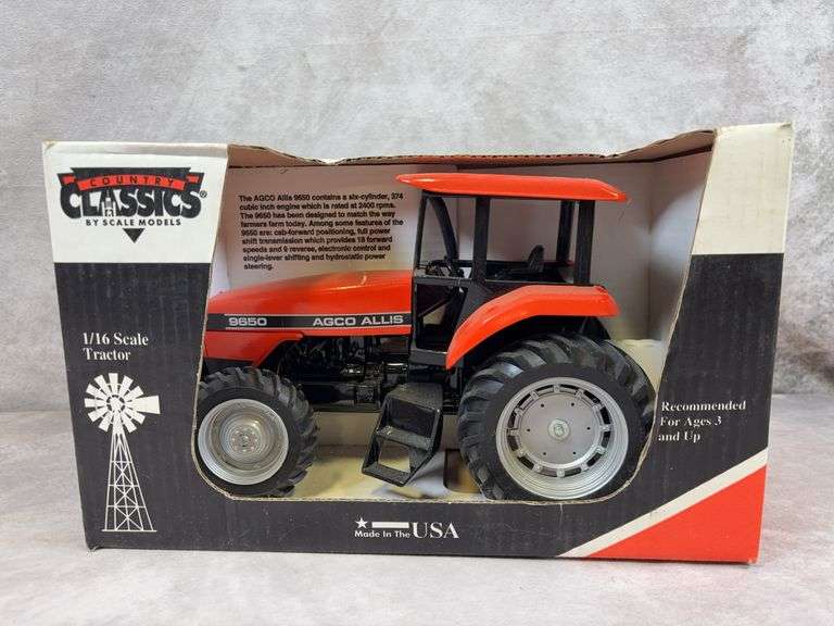 Agco Allis 9650 model tractor - 1/16 scale