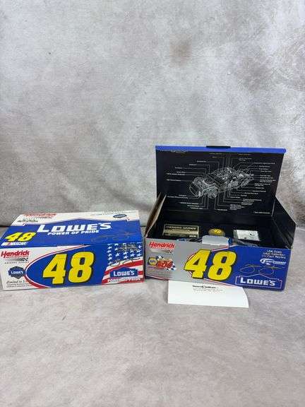 (2) 2002 Jimmie Johnson #48 Lowe's Power of Pride Monte Carlo NASCAR die-cast replicas - 1/24 scale