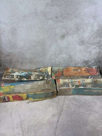 (4) factory sealed AMT model kits - see description