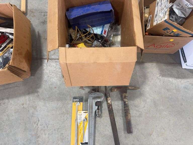 Wrench, Files, Bits, Tools in Box